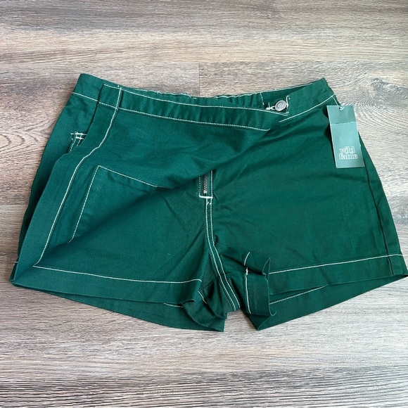 Women's Cargo Wrap Skort - Wild Fable™ Dark Green S - Picture 3 of 5